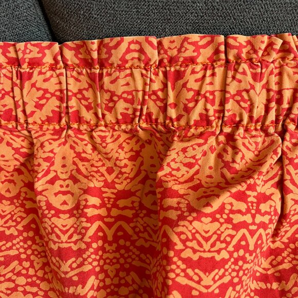 womens' Joe Fresh mini skirt Medium in orange and red - Picture 4 of 5